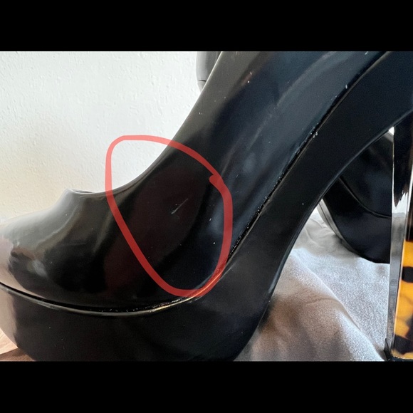 Stella McCartney Black Patent Tortoise Shell Dana Bio Pumps *FREE SHIP* - Picture 14 of 16